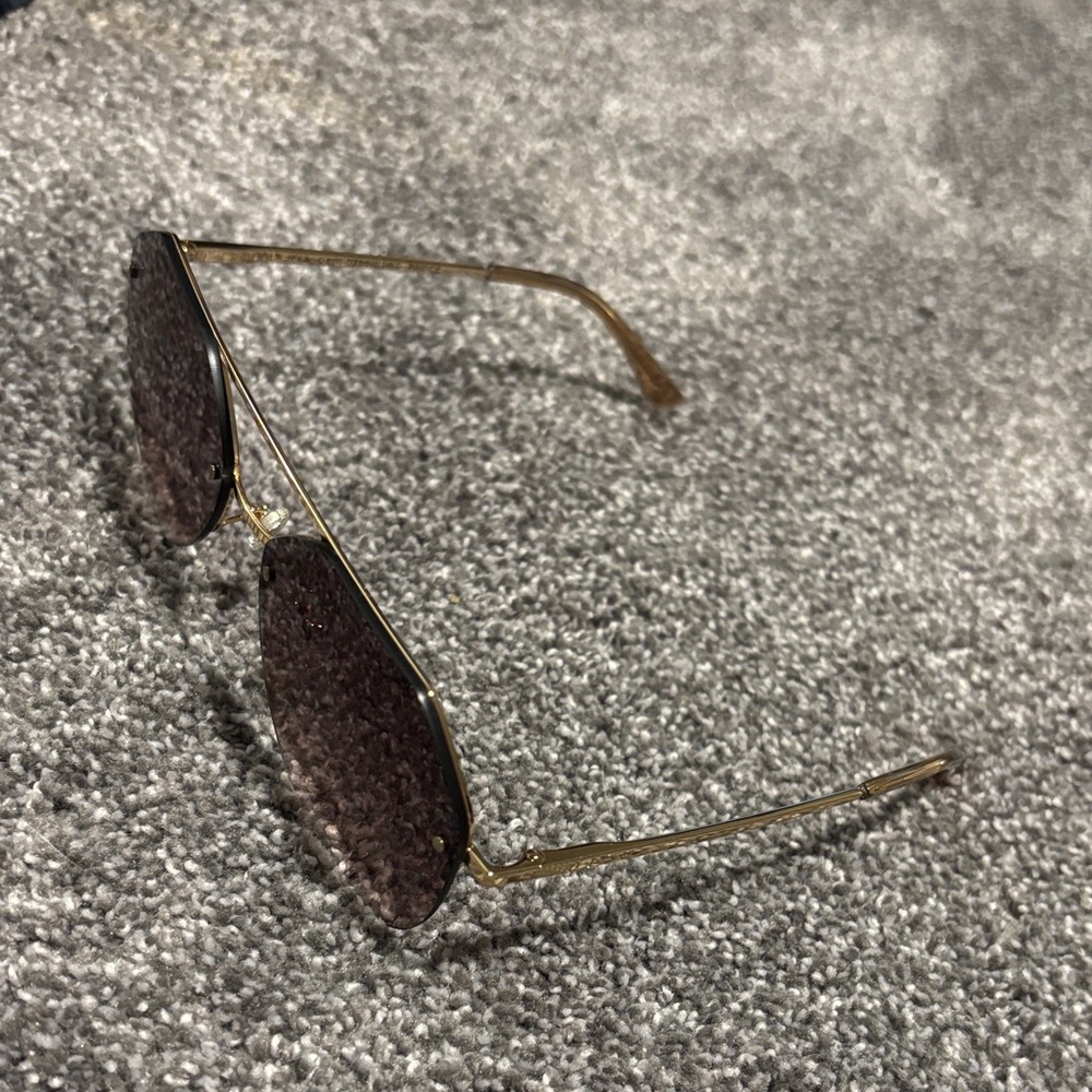 Diff Eyewear Robin Arzón Gold Frame Sunglasses wi… - image 5